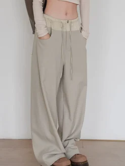 Knotted Wide Leg Pants
