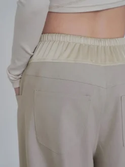 Knotted Wide Leg Pants