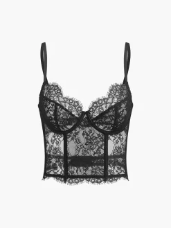 Lace Crop Cami Top