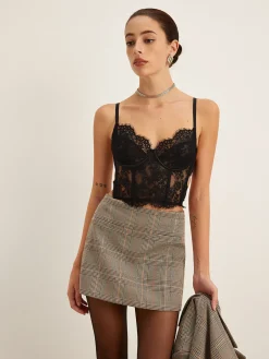 Lace Crop Cami Top