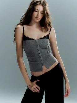Lace Trim Petite Corset