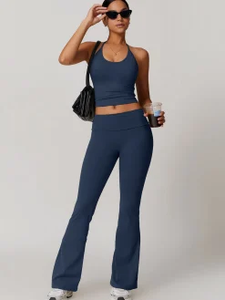 Lace Up Active Pants Set