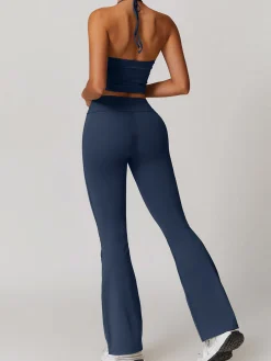 Lace Up Active Pants Set