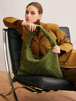 Large Capacity Suede Woven Bag