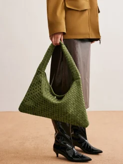 Large Capacity Suede Woven Bag