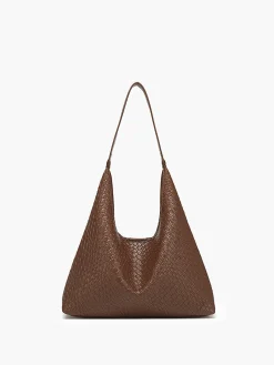 Large Capacity Woven Shoulder Bag