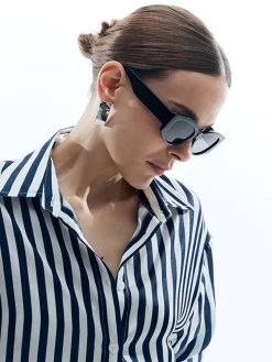Large Frame Cat Eye Vintage Sunglasses