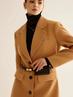Leather Slim Belt Bag Set