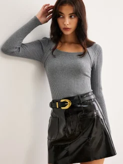 Leisure 2 in 1 Slim Knit Top