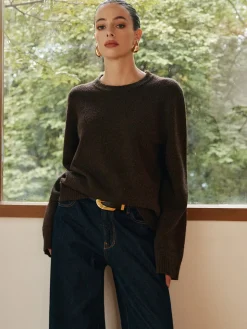 Leisure Cozy Draped Sweater