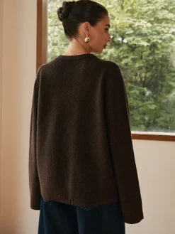 Leisure Cozy Draped Sweater