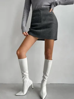Leisure Piping A-Line Skirt