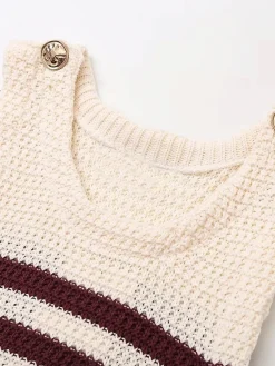 Leisure Striped Sweater Vest