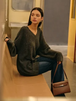 Leisure Wool-Blend Loose Sweater