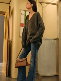 Leisure Wool-Blend Loose Sweater