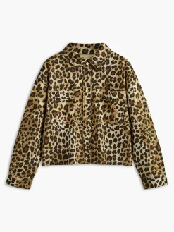 Leopard Breasted Polo Jacket