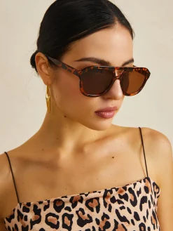 Leopard Print Sunglasses