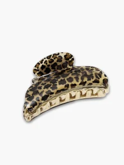 Leopard Printed Hair Claw
