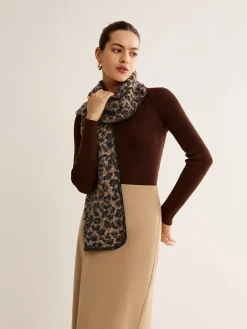 Leopard Printed Minky Scarf