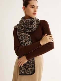 Leopard Printed Minky Scarf