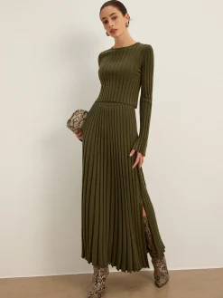 Lettuce Trim Ribbed Crop Sweater