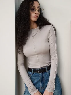 Lettuce Trim Skinny Jersey Top