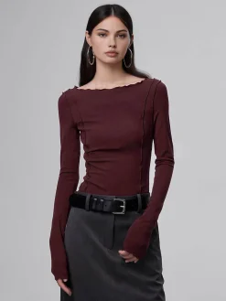 Lettuce Trim Slim Blouse