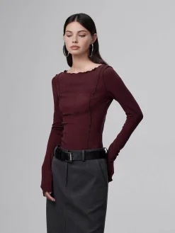 Lettuce Trim Slim Blouse