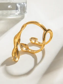 Liquid Lava Adjustable Open Ring