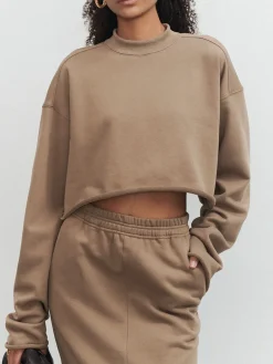 Live It Up Crop Sweatshirt