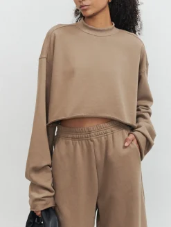 Live It Up Crop Sweatshirt
