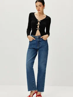 Long Sleeve Button Sweater