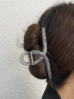 Marble Gem Hair Claw
