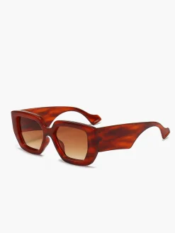Marble Printed Square Sunglasses