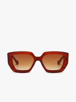 Marble Printed Square Sunglasses