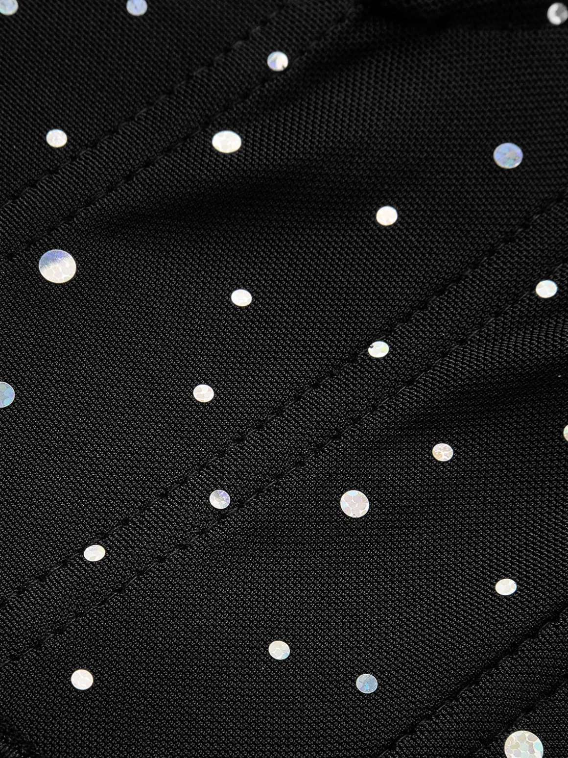 Mesh Polka Dot Corset Top