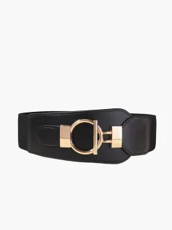 Metal Lariat Elastic Wide Belt
