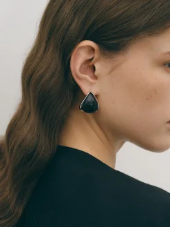 Midnight Elegance Black Onyx Earrings