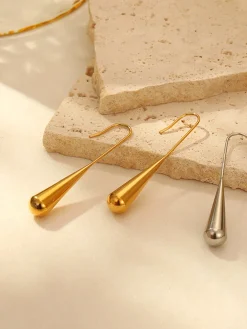 Minimalism Water Drop Pendant Earrings