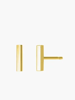 Minimalist Bar Stud Earrings