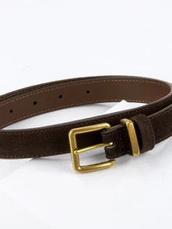 Minimalist Buckle Slim Belt
