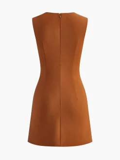 Minimalist Button Tank Dress