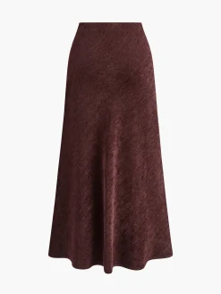 Minimalist Corduroy Draped Skirt