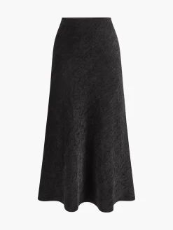 Minimalist Corduroy Draped Skirt