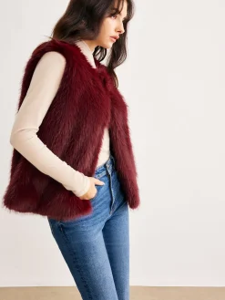 Minimalist Faux Fur Vest
