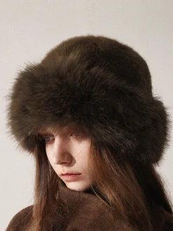 Minimalist Fuzzy Bucket Hat