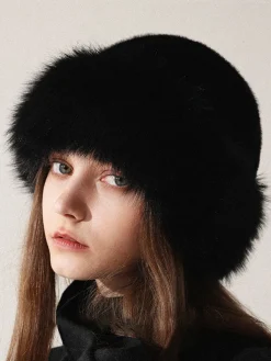 Minimalist Fuzzy Bucket Hat