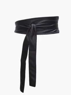 Minimalist Lace Up Wide Belt