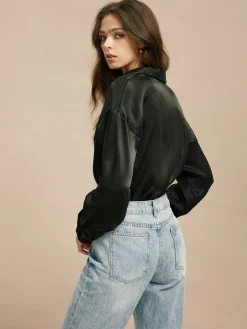 Minimalist Lapel Button Shirt
