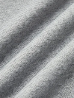 Minimalist Plain Polo Sweatshirt